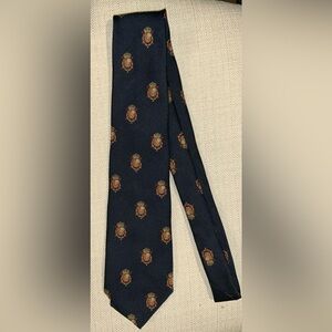 Gonzalez Losa of Madrid ROCA di Lusso Men’s Tie • Spanish Crest • 54”